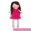 Amy Coe by North American Bear Cotton & Jersey Doll Amy Brunette (6691)