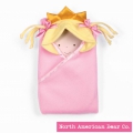Little Princess Hooded Blanket Blonde by North American Bear Co. (3883)