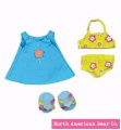 Rosy Cheeks Big Sister Beach Outfit Set by North American Bear Co. (3965)