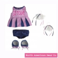 Rosy Cheeks Big Sister Cheerleading Outfit Set by North American Bear Co. (6051)