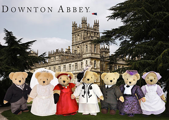 Downton Abbey Bears Limited Edition North American Bear Company